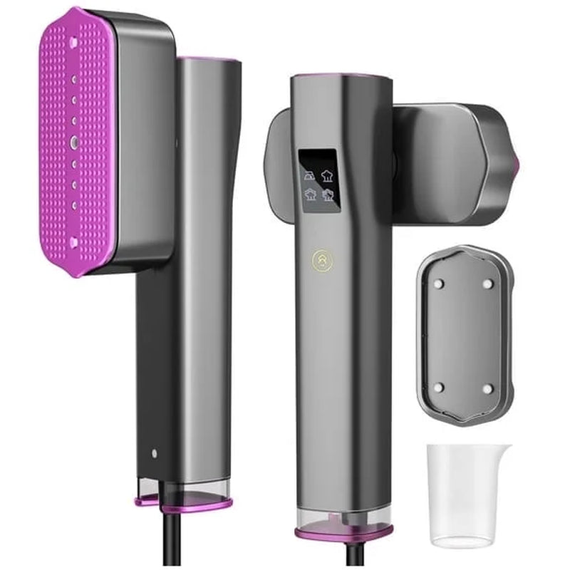 Effortless Wrinkle Removal: LOHEER 2-in-1 Portable Travel Steamer & Iron with Adjustable Steam Levels