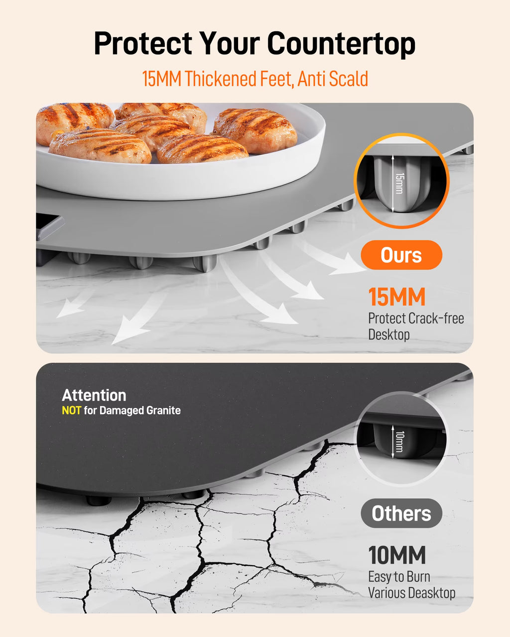 Revolutionary Electric Warming Tray: 8 Temperature Settings for Perfectly Heated Meals Anytime, Anywhere!